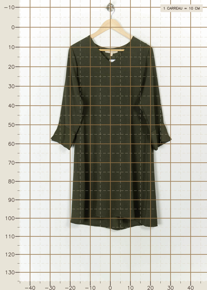Robe Verte - Taille XL/42 de la marque La Fée Maraboutée | PARAD117337 - Vendu par Paradigme - Image 4