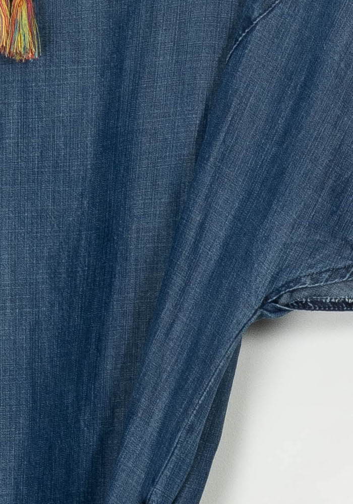 Robe Bleu - Taille XL/42 de la marque La Fée Maraboutée | PARAD117340 - Vendu par Paradigme - Image 3