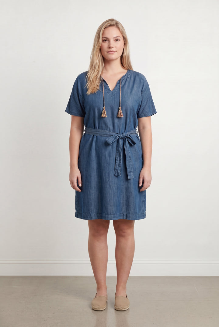 Robe Bleu - Taille XL/42 de la marque La Fée Maraboutée | PARAD117340 - Vendu par Paradigme - Image 1