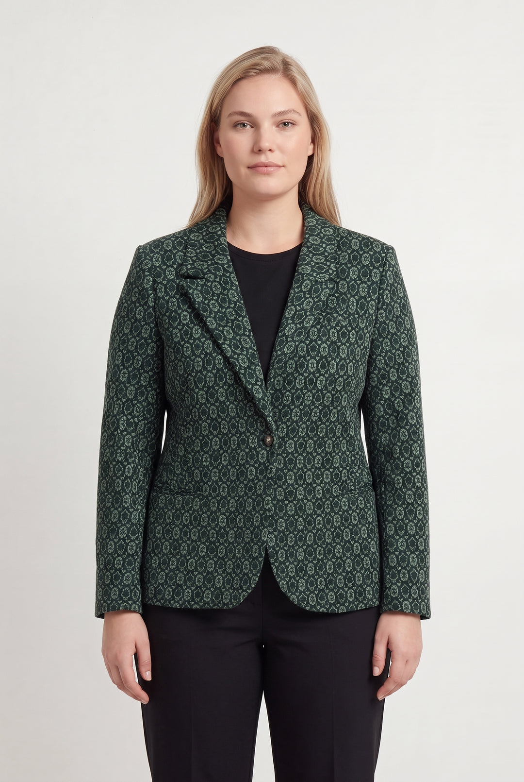 Blazer Vert - Taille XXL/44 de la marque La Fée Maraboutée | PARAD117341 - Vendu par Paradigme - Image 1