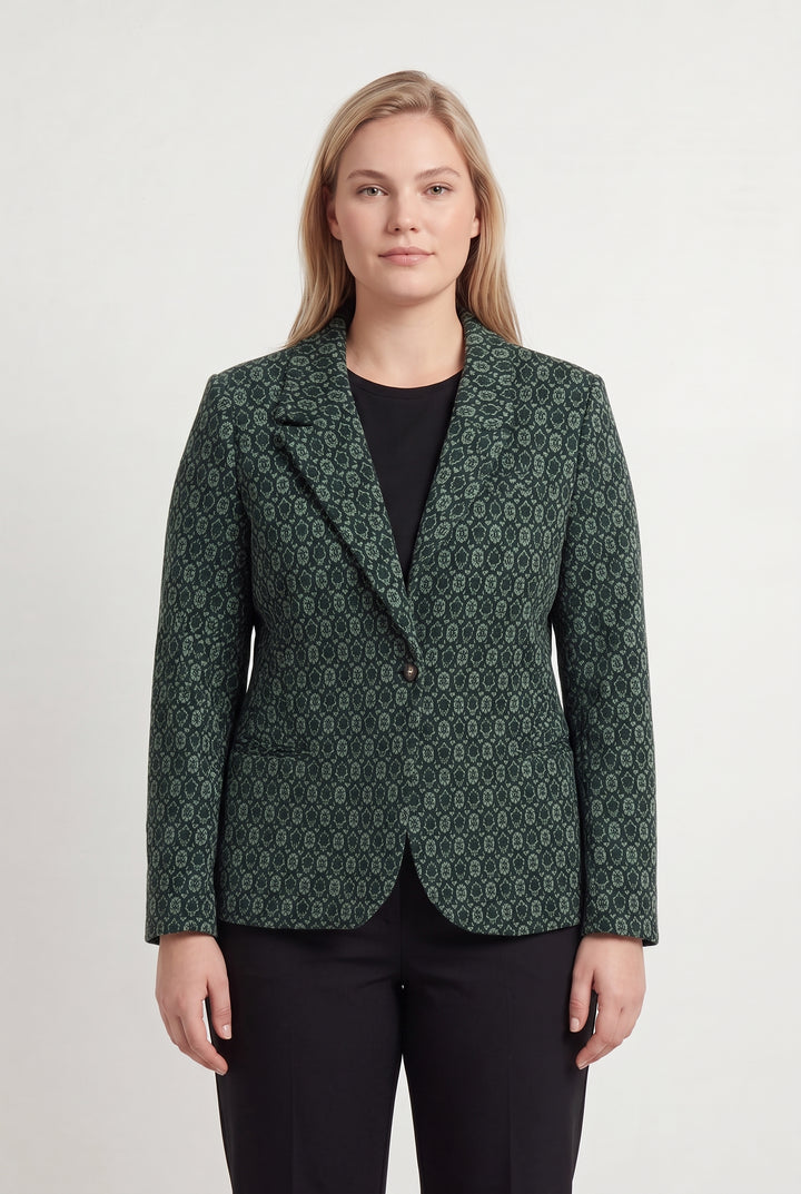 Blazer Vert - Taille XXL/44 de la marque La Fée Maraboutée | PARAD117341 - Vendu par Paradigme - Image 1