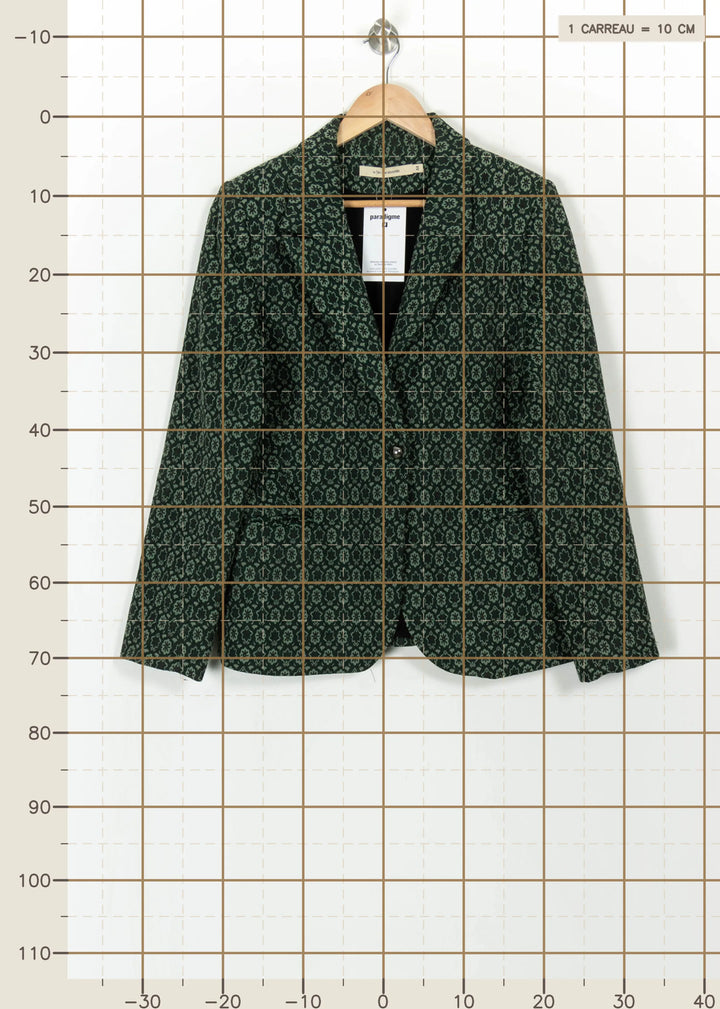 Blazer Vert - Taille XXL/44 de la marque La Fée Maraboutée | PARAD117341 - Vendu par Paradigme - Image 4