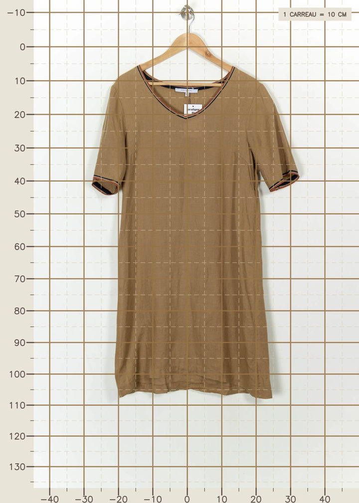 Robe Marron - Taille XXL/44 de la marque La Fée Maraboutée | PARAD117342 - Vendu par Paradigme - Image 4