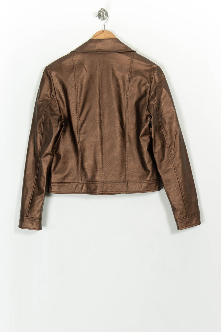 Blouson Marron - Taille L/40 de la marque La Fée Maraboutée | PARAD117343 - Vendu par Paradigme - Image 5