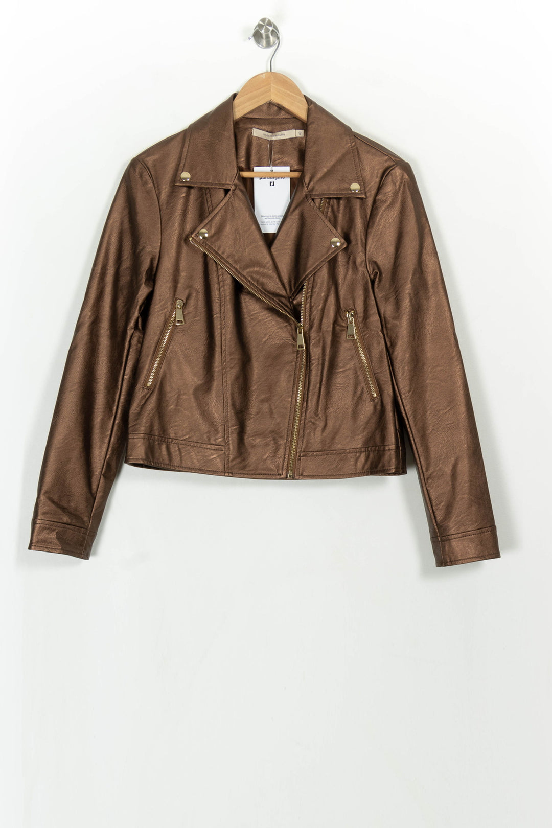 Blouson Marron - Taille L/40 de la marque La Fée Maraboutée | PARAD117343 - Vendu par Paradigme - Image 2