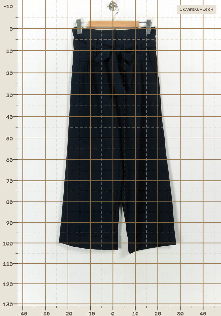 Pantalon Large Bleu - Taille L/40 de la marque La Fée Maraboutée | PARAD117366 - Vendu par Paradigme - Image 4