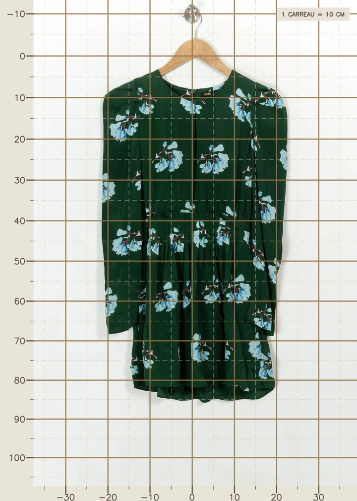 Combishort Vert et Bleu - Taille M/38 de la marque Maje | PARAD117369 - Vendu par Paradigme - Image 4