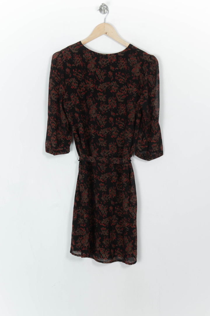 Robe Midi Noire et Rouge - Taille M/38 de la marque IKKS | PARAD117372 - Vendu par Paradigme - Image 5