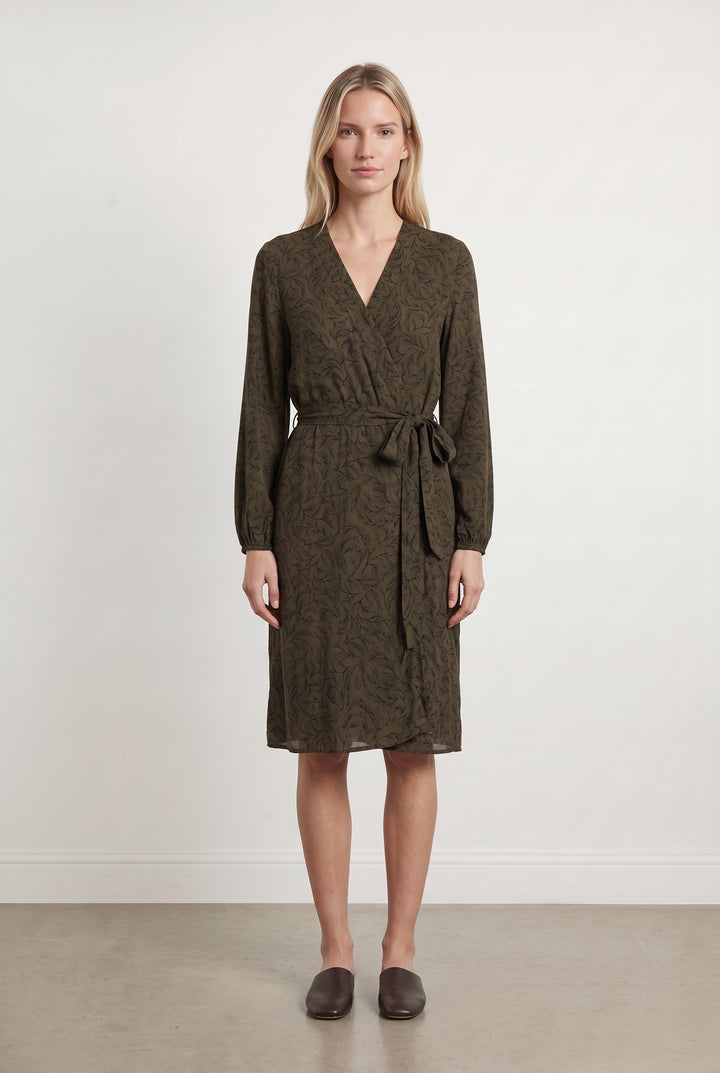 Robe Portefeuille Verte - Taille M/38 de la marque La Fée Maraboutée | PARAD117374 - Vendu par Paradigme - Image 1