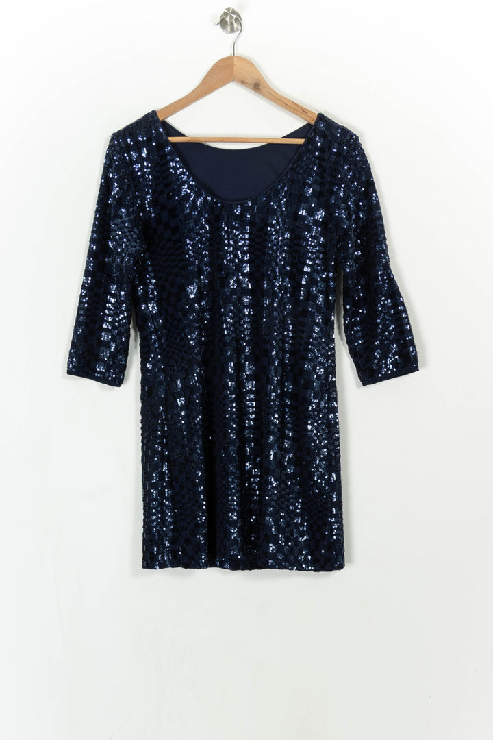 Robe Courte Bleue - Taille L/40 de la marque Suncoo | PARAD117376 - Vendu par Paradigme - Image 5