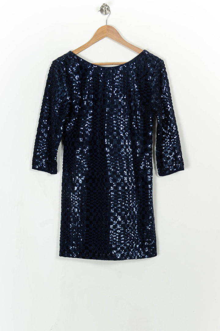 Robe Courte Bleue - Taille L/40 de la marque Suncoo | PARAD117376 - Vendu par Paradigme - Image 2