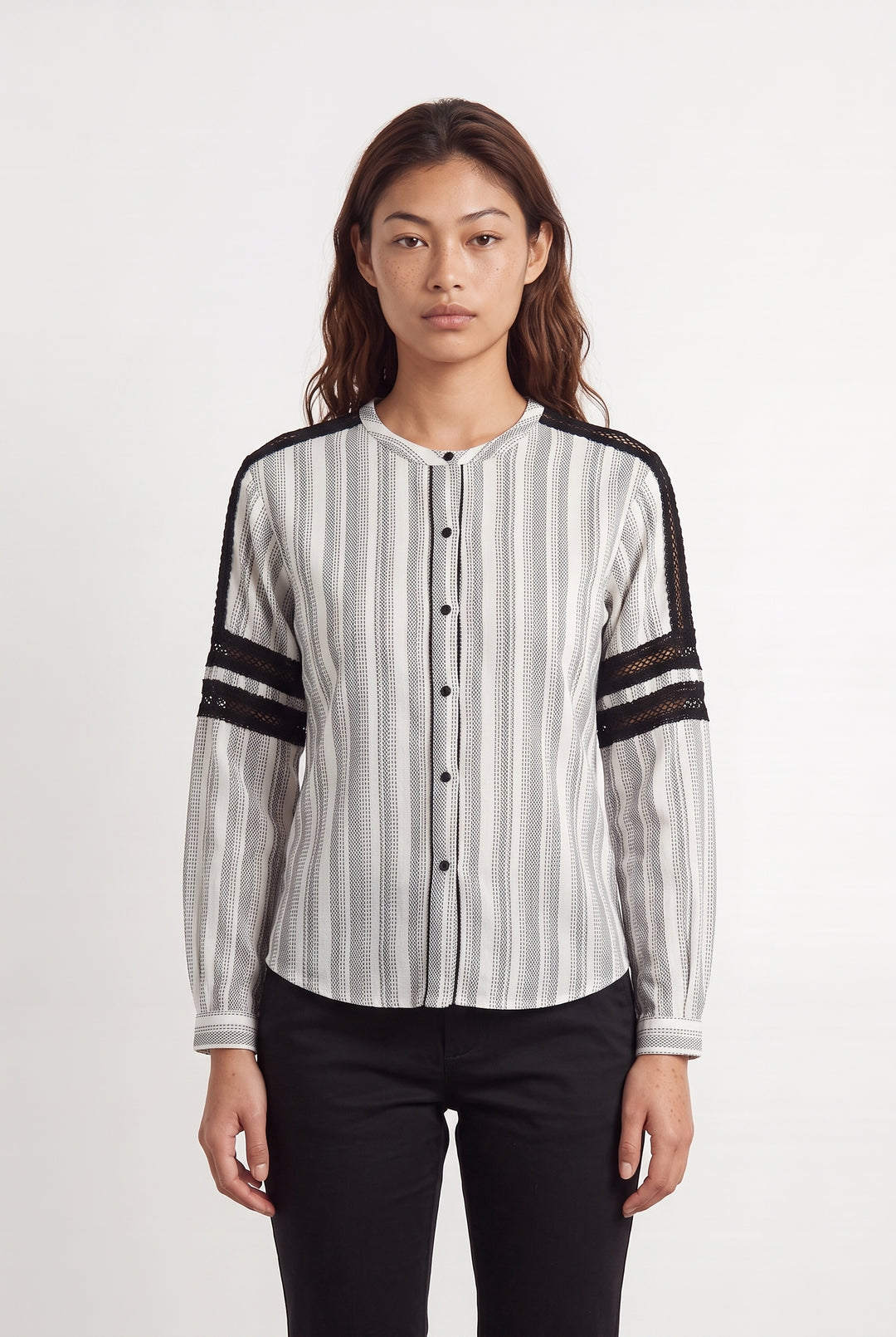 Chemise Blanche et Noire - Taille S/36 de la marque Ekyog | PARAD117380 - Vendu par Paradigme - Image 1