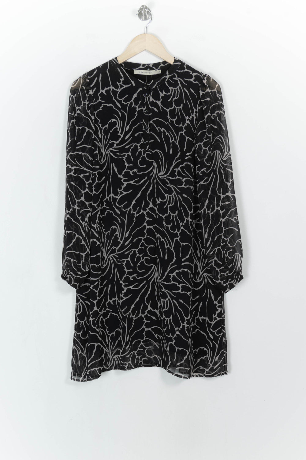 Robe Noire et Grise - Taille M/38 de la marque La Fée Maraboutée | PARAD117381 - Vendu par Paradigme - Image 2