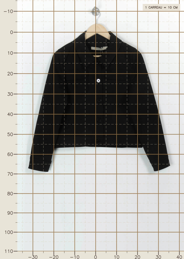 Veste Noire - Taille L/40 de la marque La Fée Maraboutée | PARAD117384 - Vendu par Paradigme - Image 4