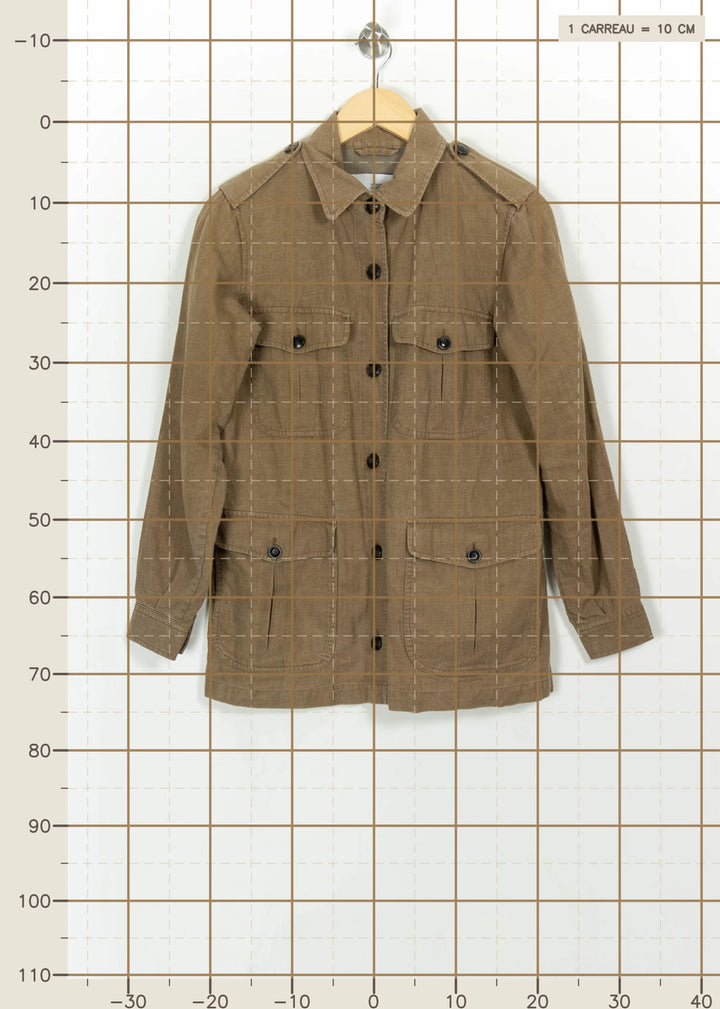 Veste Saharienne Beige - Taille XS/34 de la marque Closed | PARAD117391 - Vendu par Paradigme - Image 4