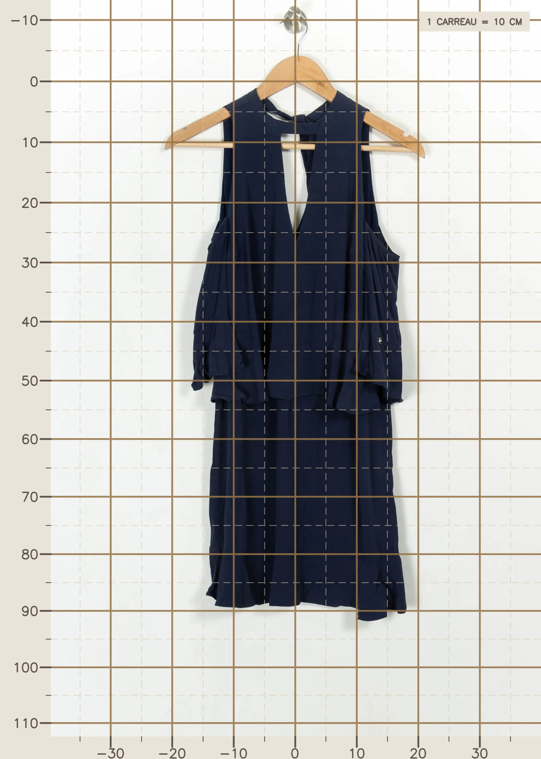 Robe Courte Bleue - Taille XL/42 de la marque Liu Jo | PARAD117399 - Vendu par Paradigme - Image 4