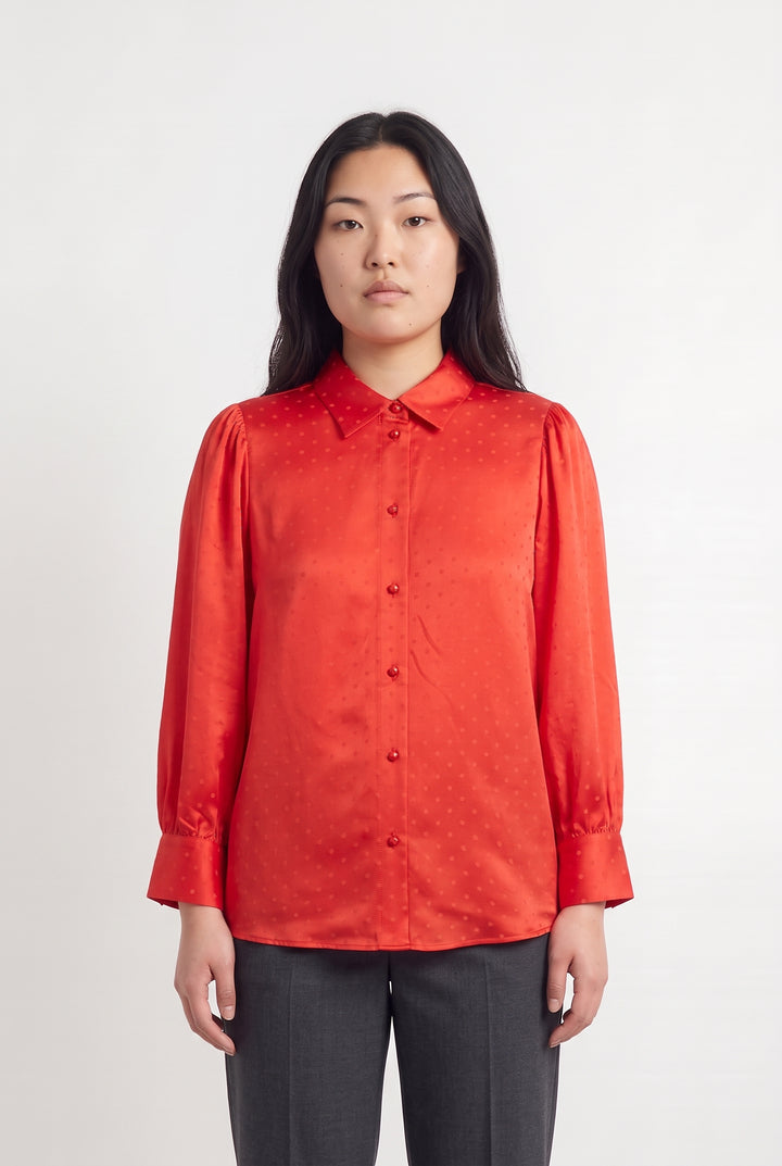 Chemisier Rouge - Taille L/40