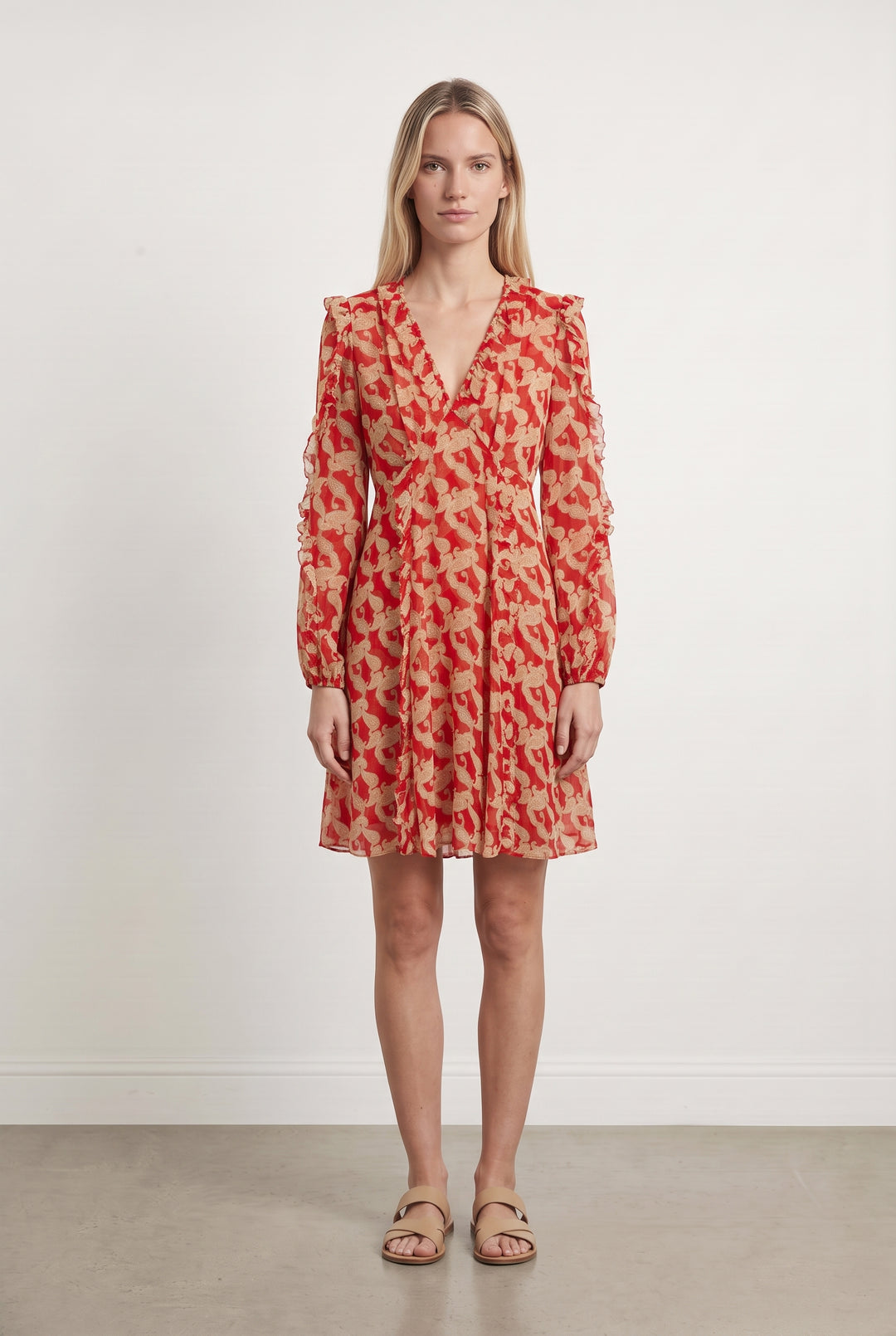 Robe Courte Rouge - Taille S/36