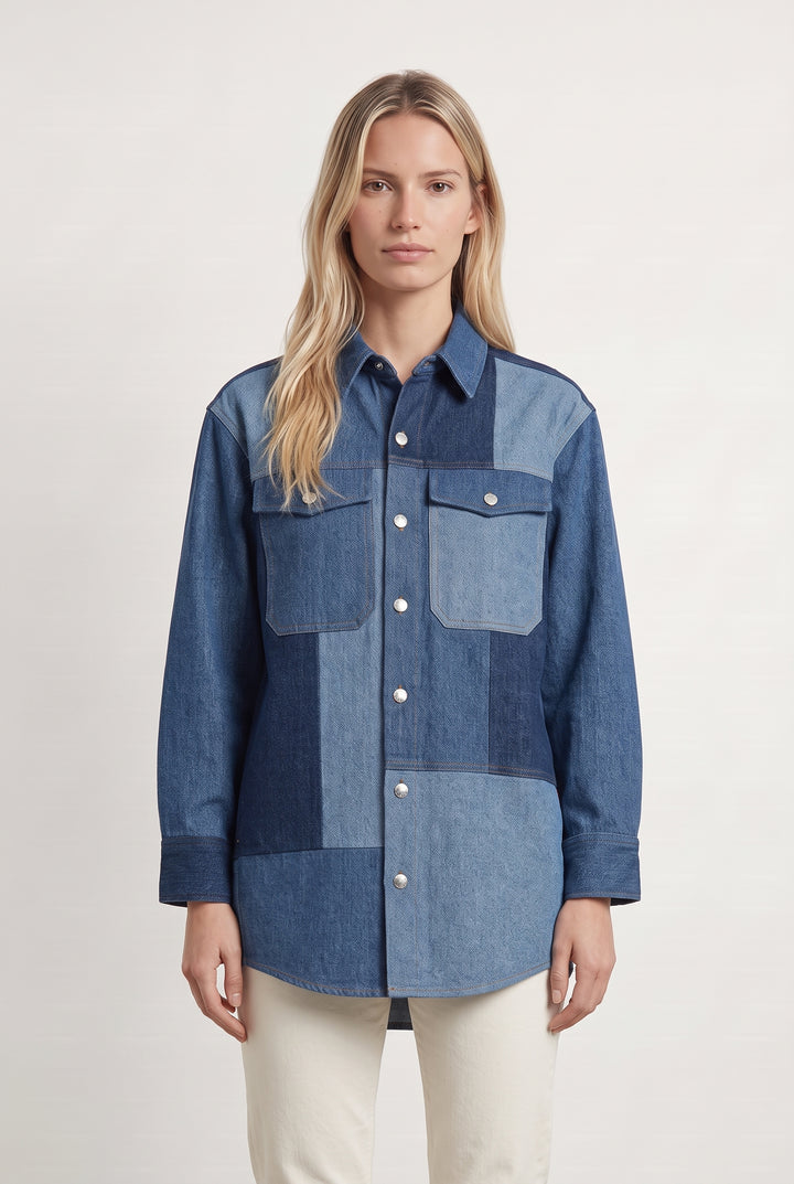 Chemisier Bleue - Taille S/36
