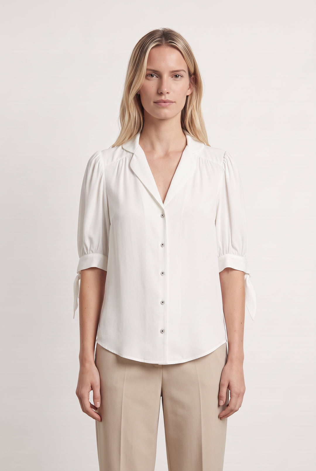 Chemisier Beige - Taille XS/34