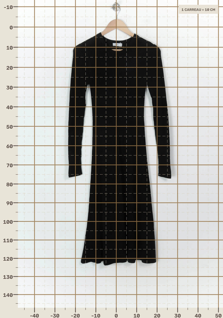 Robe Longue Noire - Taille XS/34 de la marque Closed | PARAD117732 - Vendu par Paradigme - Image 4
