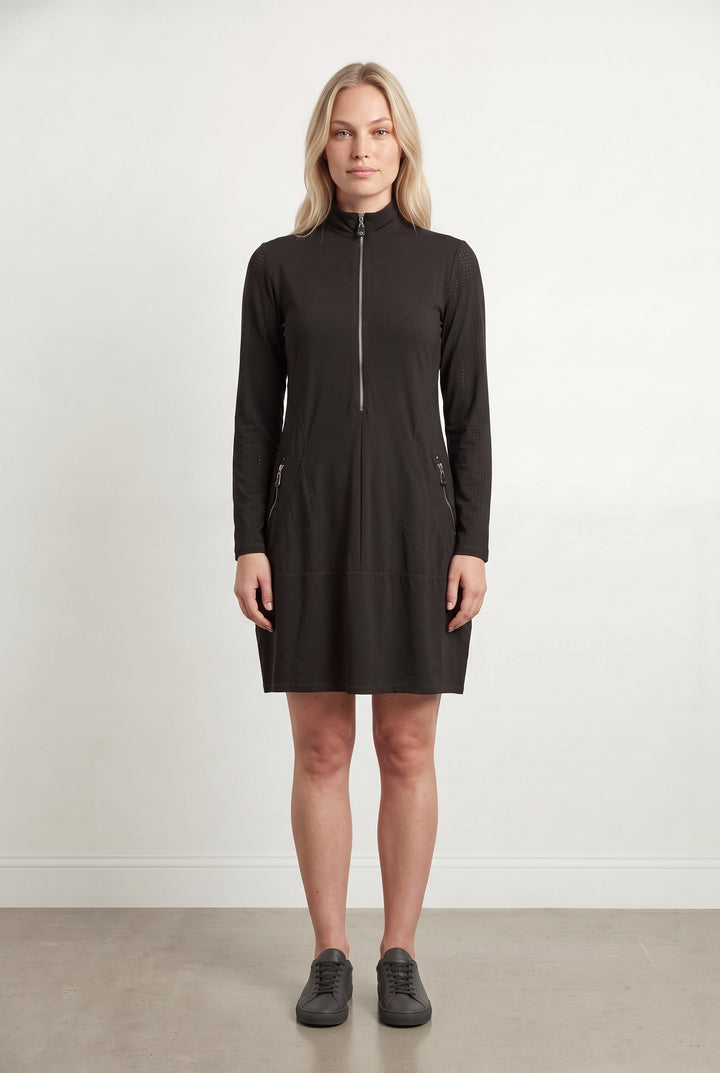 Robe Vert foncé - Taille L/40 de la marque Indies | PARAD117735 - Vendu par Paradigme - Image 1