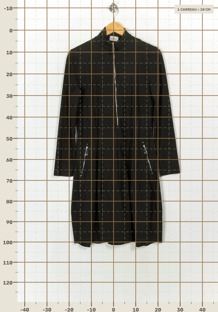 Robe Vert foncé - Taille L/40 de la marque Indies | PARAD117735 - Vendu par Paradigme - Image 4