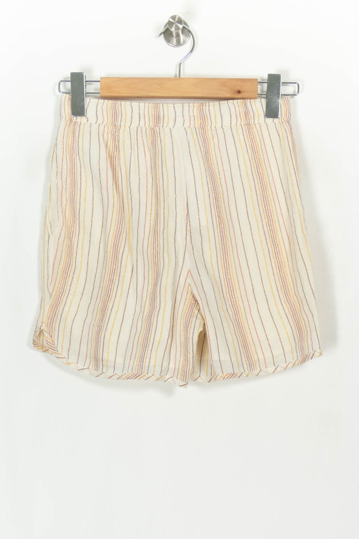 Short Rayé Beige et Jaune - Taille XS/34 de la marque Des petits hauts | PARAD117738 - Vendu par Paradigme - Image 5