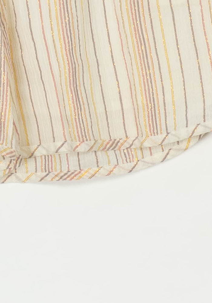 Short Rayé Beige et Jaune - Taille XS/34 de la marque Des petits hauts | PARAD117738 - Vendu par Paradigme - Image 3