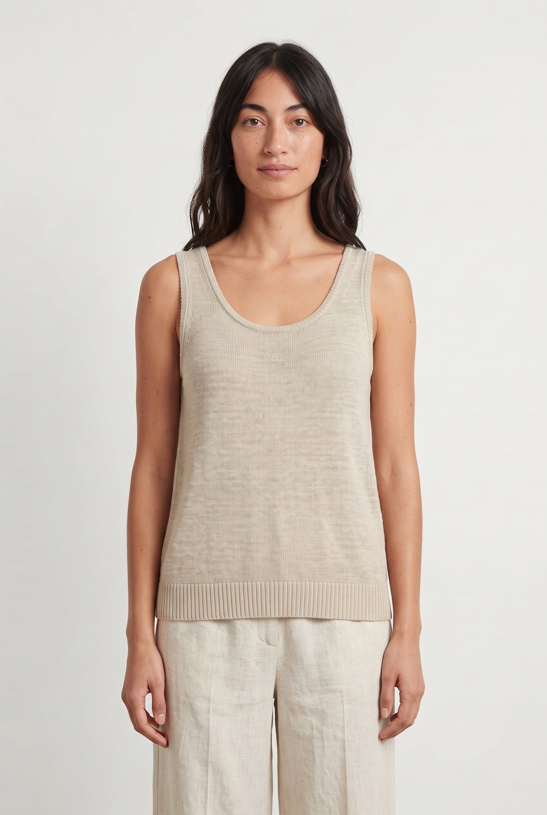 Débardeur Beige - Taille XS/34 de la marque Max Mara | PARAD117743 - Vendu par Paradigme - Image 1