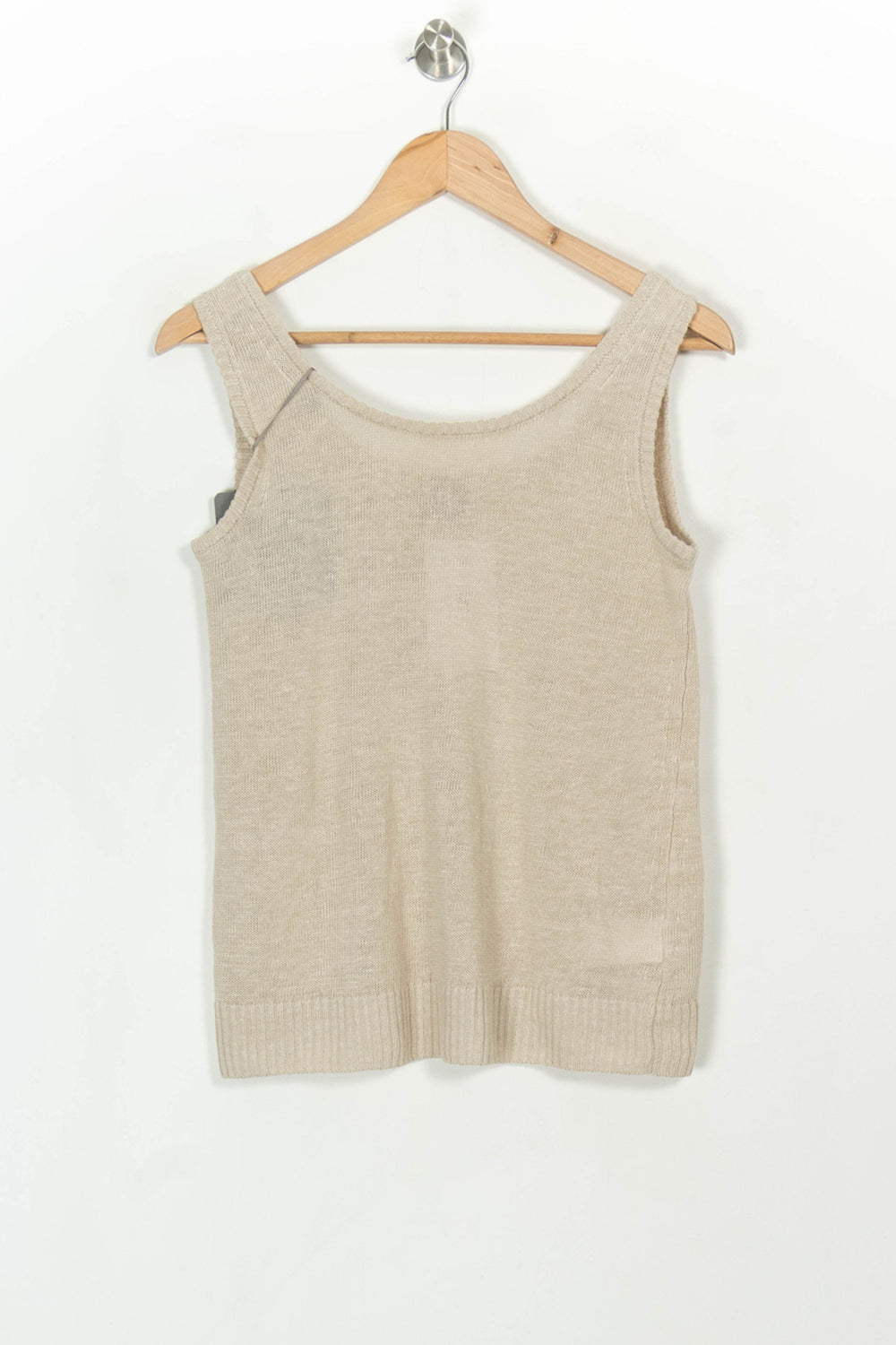 Débardeur Beige - Taille XS/34 de la marque Max Mara | PARAD117743 - Vendu par Paradigme - Image 2