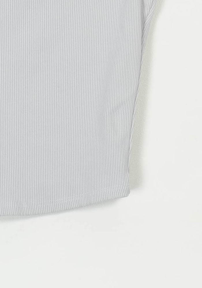 Crop Top Gris - Taille S/36 de la marque Alo Yoga | PARAD117745 - Vendu par Paradigme - Image 3