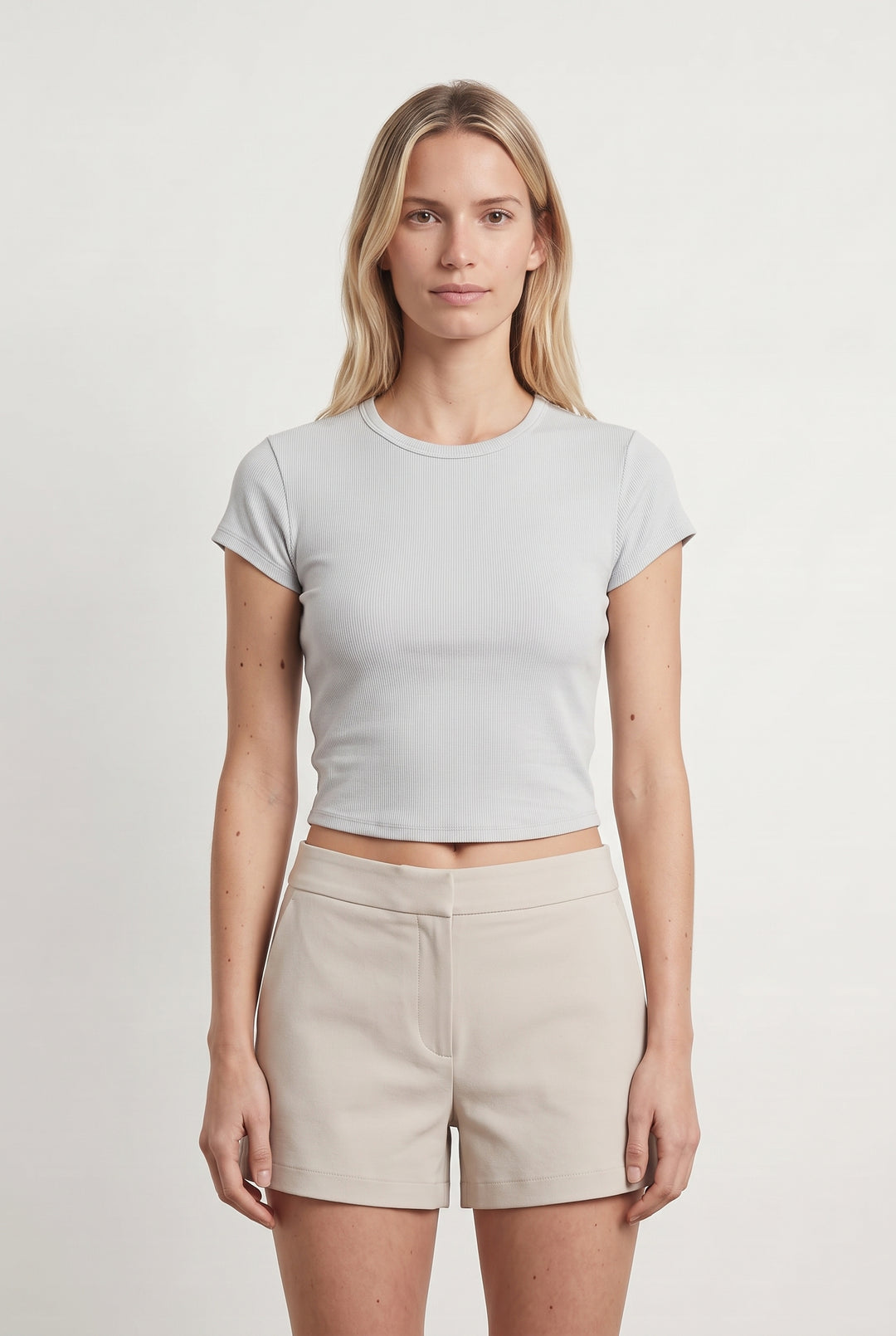 Crop Top Gris - Taille S/36 de la marque Alo Yoga | PARAD117745 - Vendu par Paradigme - Image 1