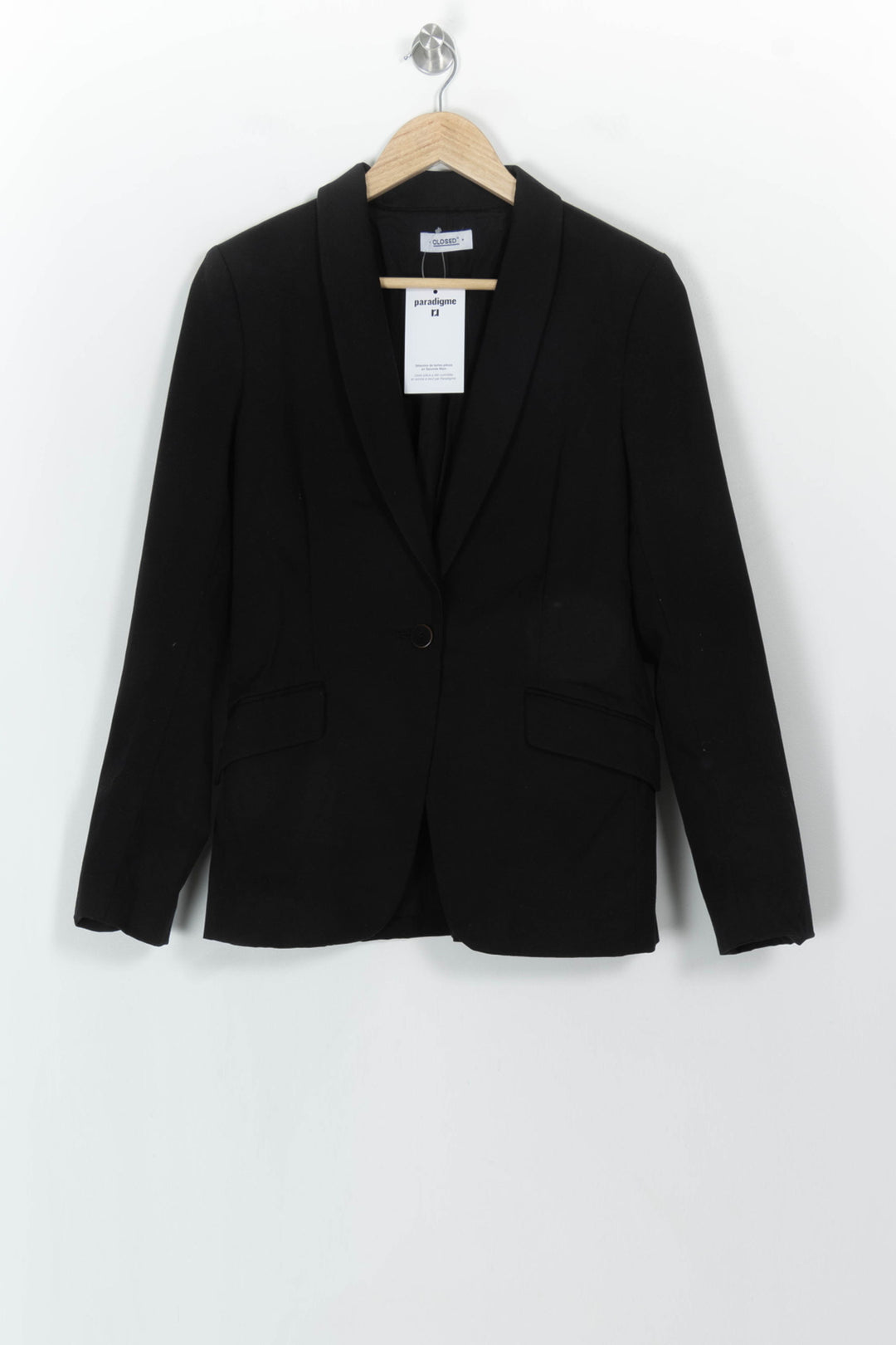 Blazer Noir - Taille M/38 de la marque Closed | PARAD117746 - Vendu par Paradigme - Image 2