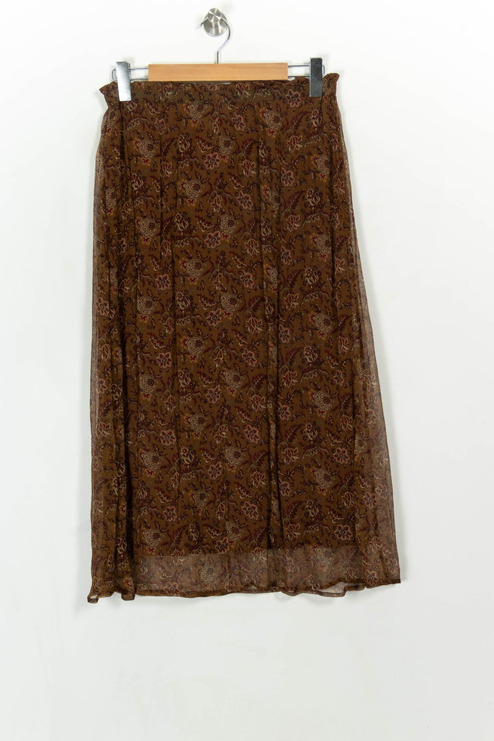 Jupe Longue Marron - Taille XS/34 de la marque Louise Misha | PARAD117747 - Vendu par Paradigme - Image 5