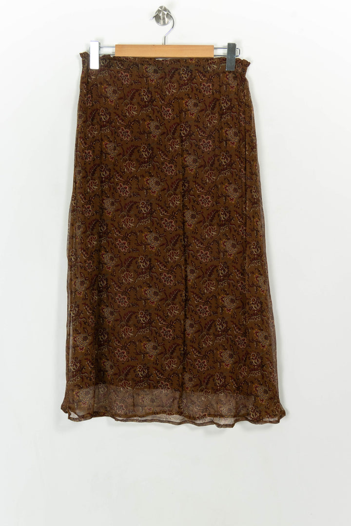 Jupe Longue Marron - Taille XS/34 de la marque Louise Misha | PARAD117747 - Vendu par Paradigme - Image 2