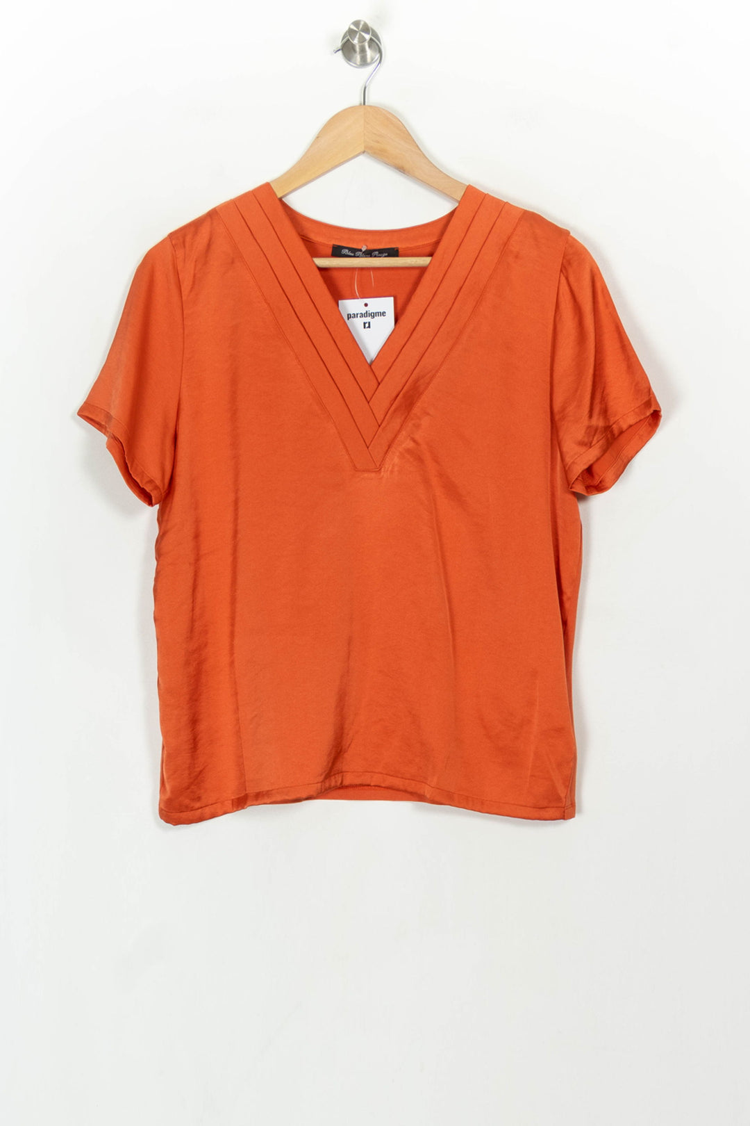 T-shirt Orange - Taille M/38 de la marque Indies | PARAD117748 - Vendu par Paradigme - Image 2