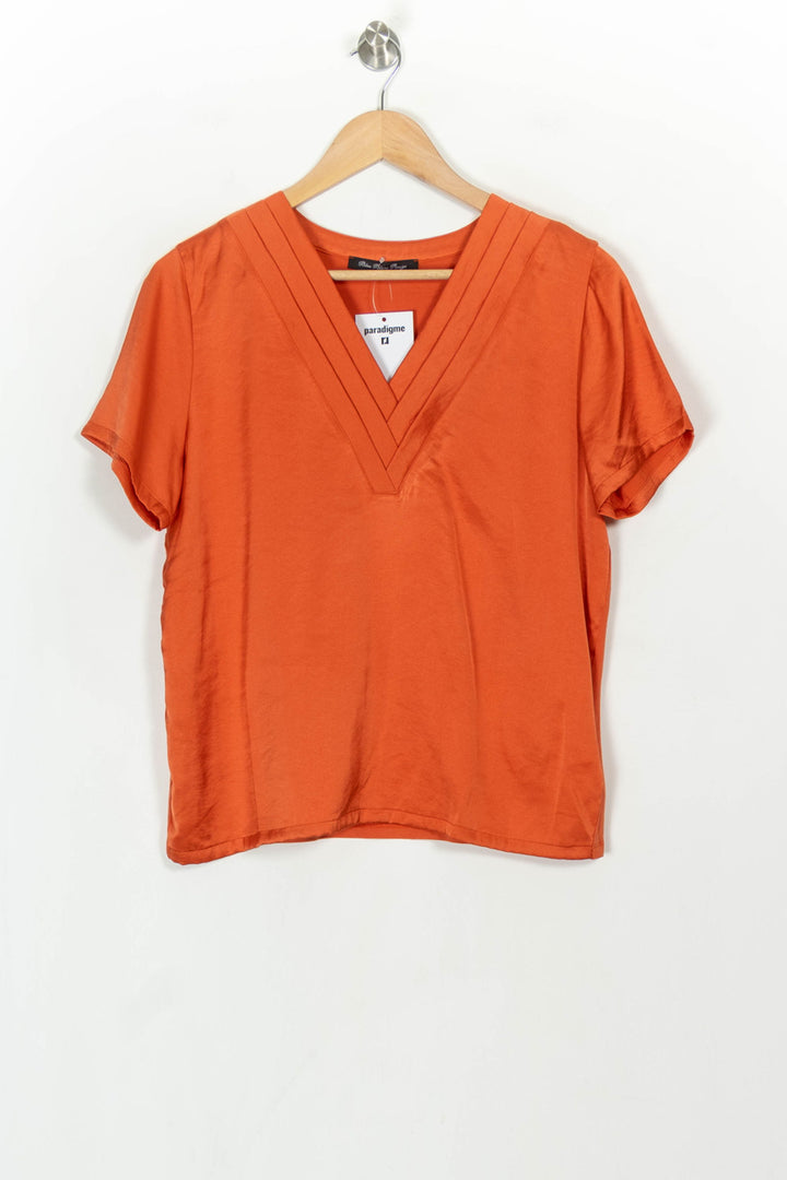 T-shirt Orange - Taille M/38 de la marque Indies | PARAD117748 - Vendu par Paradigme - Image 2