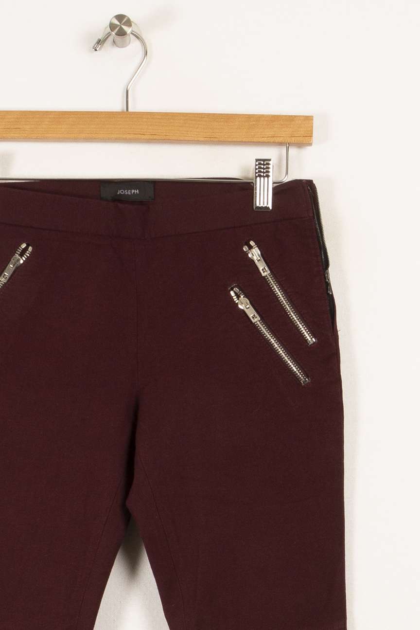 Pantalon bordeaux - Taille XS/34