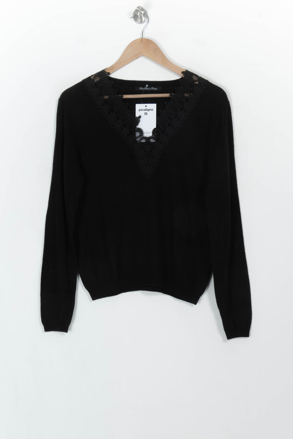 Pull Noir - Taille M/38 de la marque Bleu Blanc Rouge | PARAD117754 - Vendu par Paradigme - Image 2