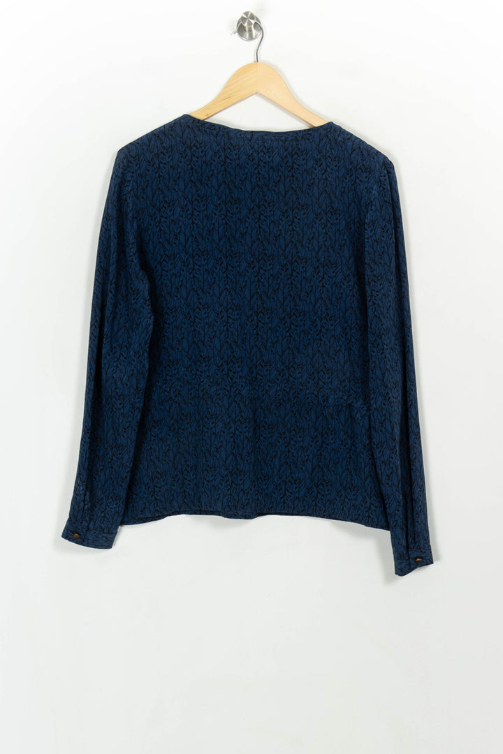 Blouse Bleue et Noire - Taille XL/42 de la marque Sézane | PARAD117755 - Vendu par Paradigme - Image 5