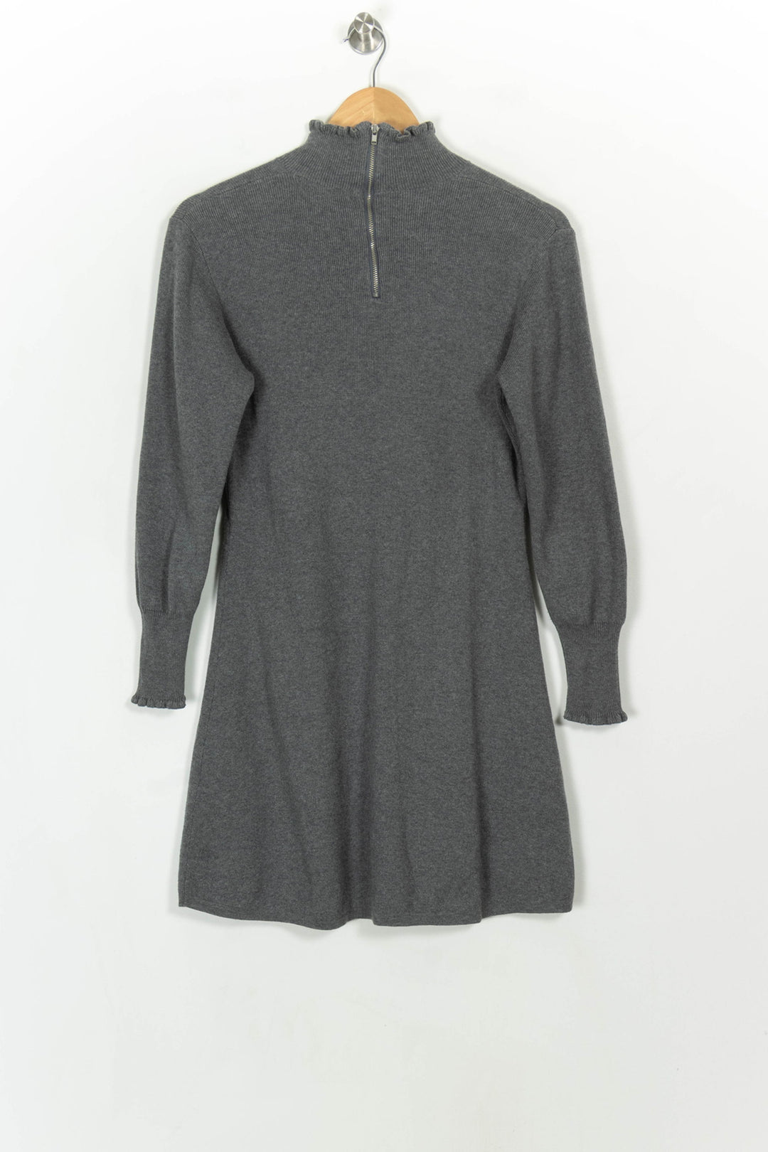 Robe Pull Grise - Taille L/40 de la marque ZAPA | PARAD117756 - Vendu par Paradigme - Image 5
