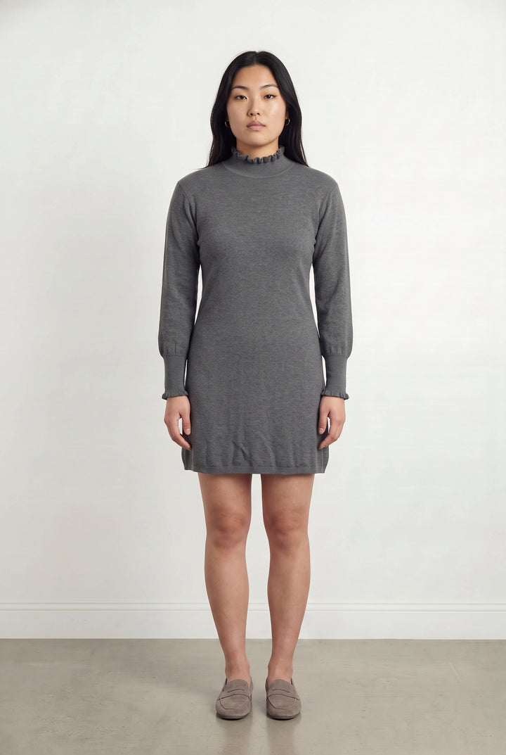 Robe Pull Grise - Taille L/40 de la marque ZAPA | PARAD117756 - Vendu par Paradigme - Image 1