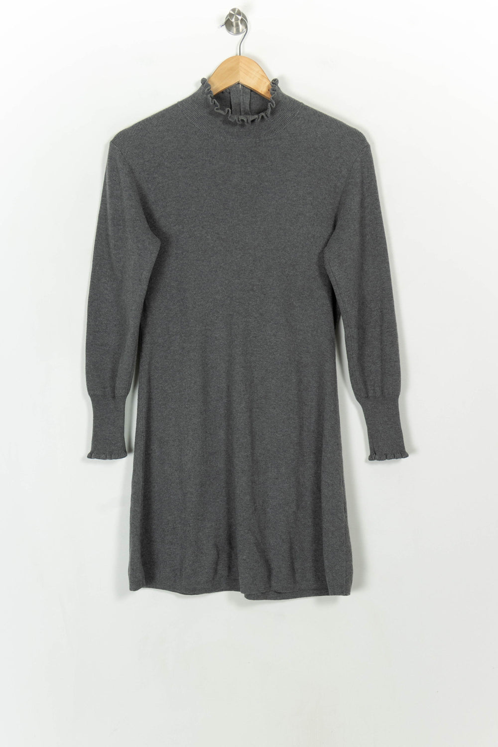 Robe Pull Grise - Taille L/40 de la marque ZAPA | PARAD117756 - Vendu par Paradigme - Image 2
