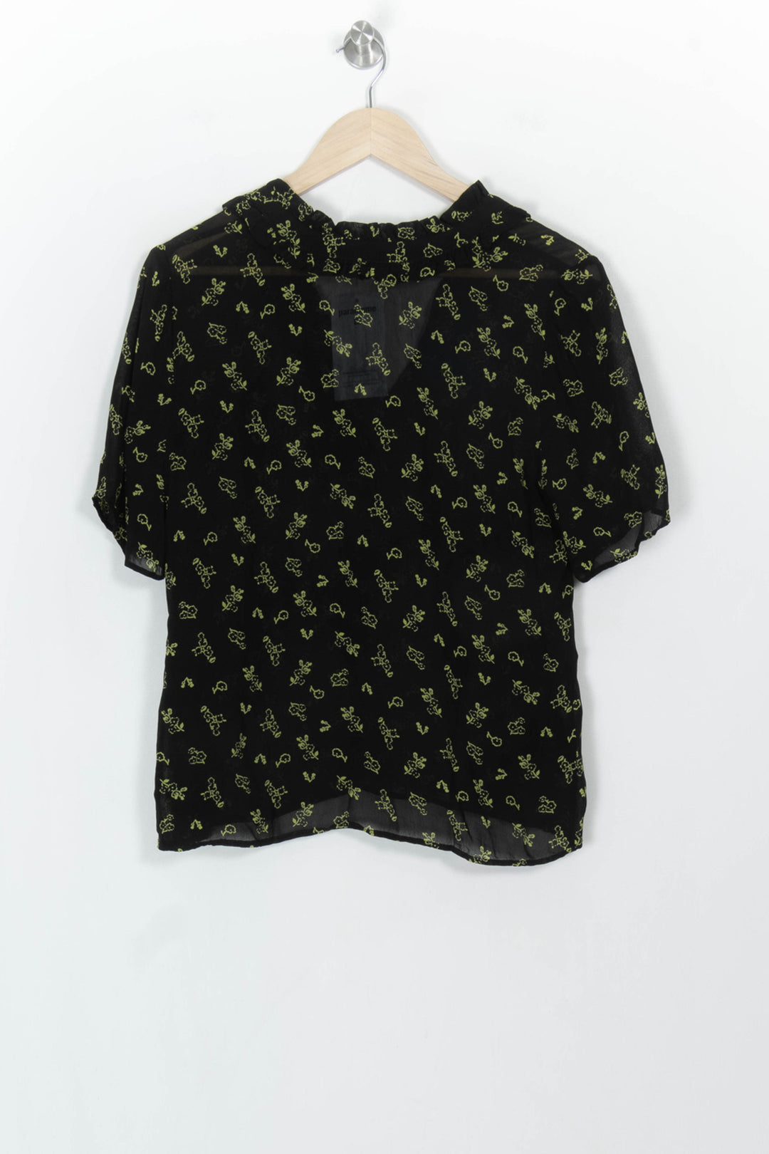 Blouse Noire et Verte - Taille L/40 de la marque Claudie Pierlot | PARAD117759 - Vendu par Paradigme - Image 5