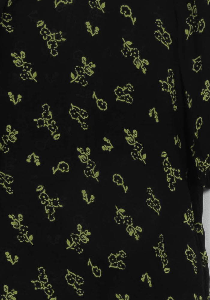 Blouse Noire et Verte - Taille L/40 de la marque Claudie Pierlot | PARAD117759 - Vendu par Paradigme - Image 3