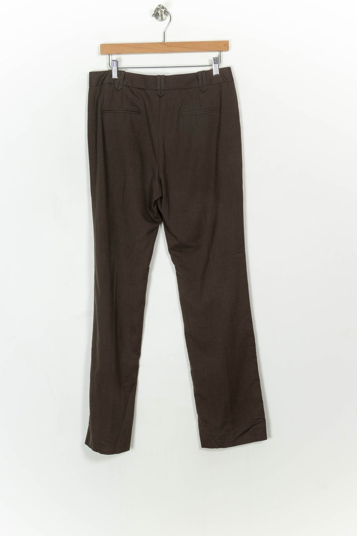 Pantalon Marron - Taille L/40 de la marque Caroll | PARAD117761 - Vendu par Paradigme - Image 5