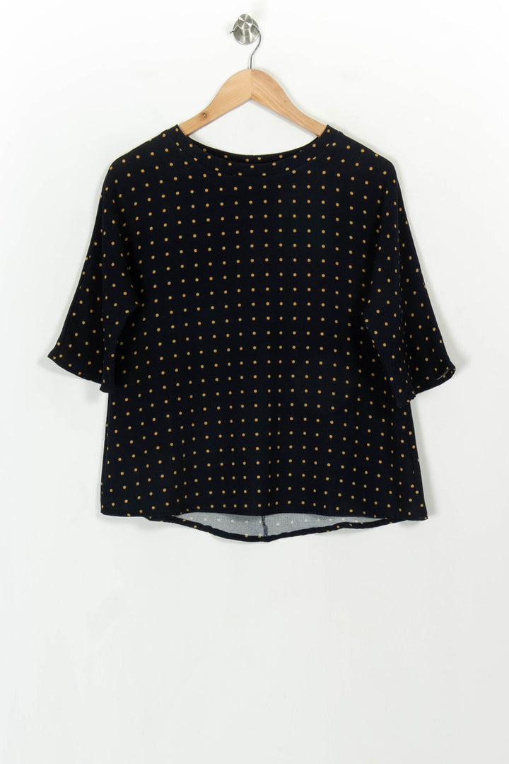 Blouse Bleu et Jaune - Taille M/38 de la marque La Fée Maraboutée | PARAD117763 - Vendu par Paradigme - Image 2