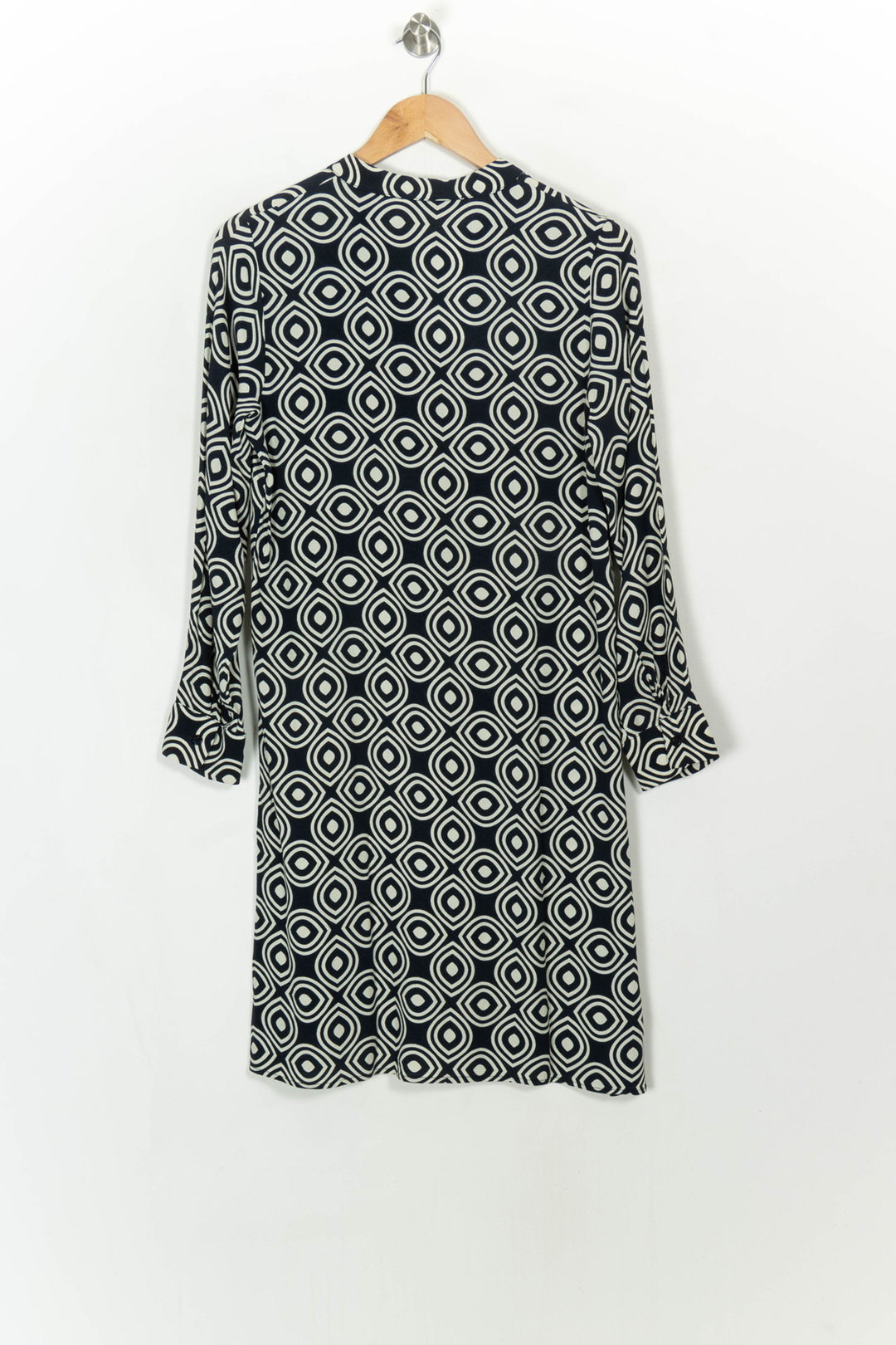 Robe Droite Bleue et Blanche - Taille S/36 de la marque La Fée Maraboutée | PARAD117768 - Vendu par Paradigme - Image 5