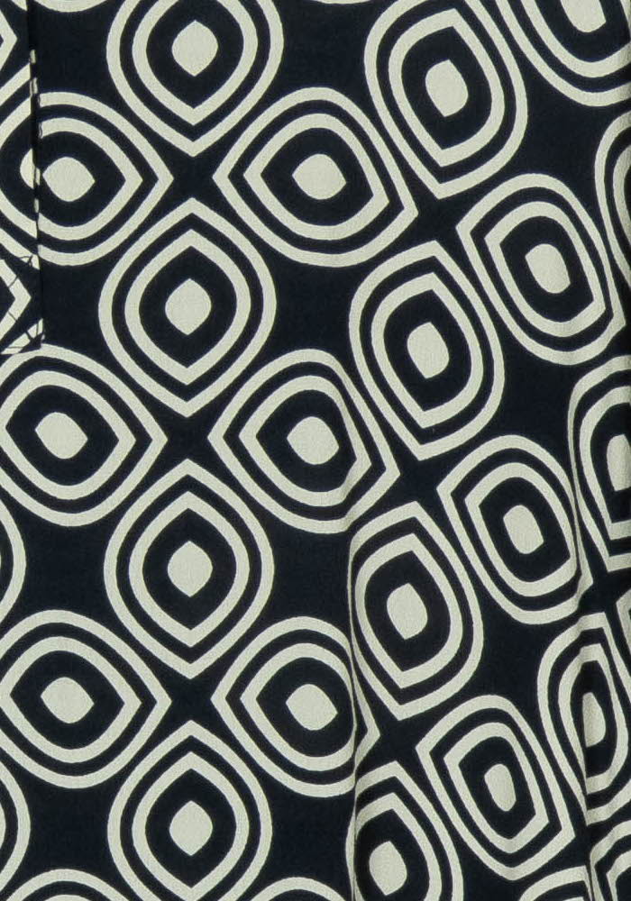 Robe Droite Bleue et Blanche - Taille S/36 de la marque La Fée Maraboutée | PARAD117768 - Vendu par Paradigme - Image 3